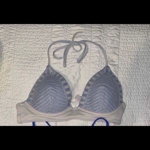 Target blue bikini top